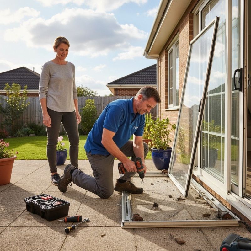 Door Track Repair Service in Alpharetta, GA