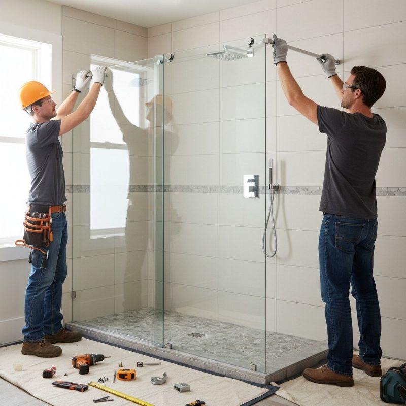 Glass Shower Door Installation in Boulder, CO