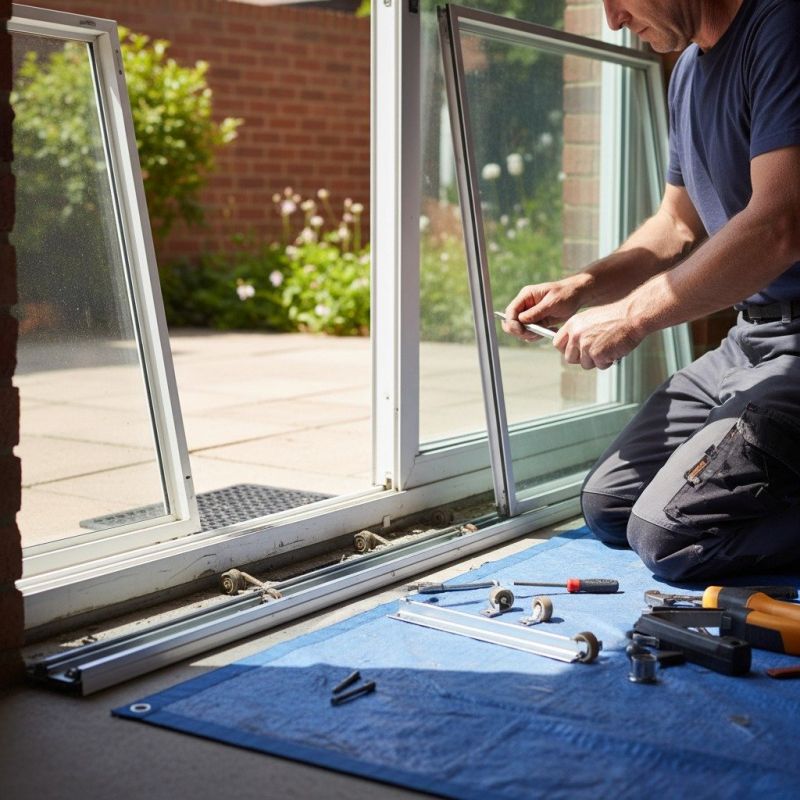 Patio Door Track Repair in Overland Park, KS