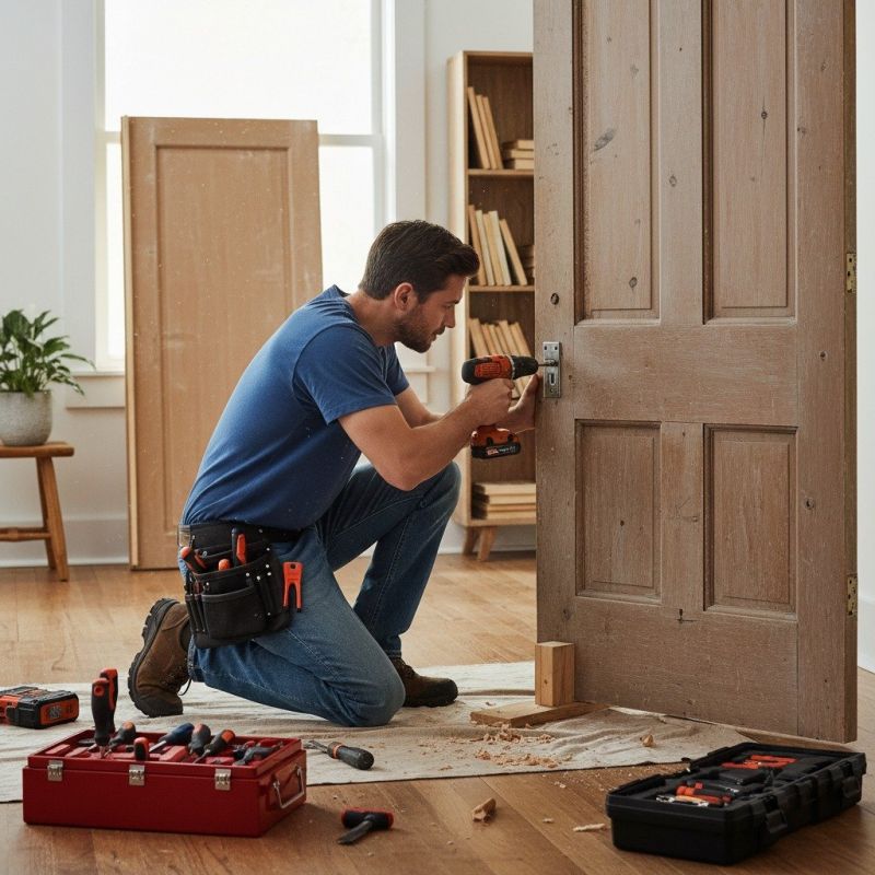 Wood Door Repair in Kansas City, KS